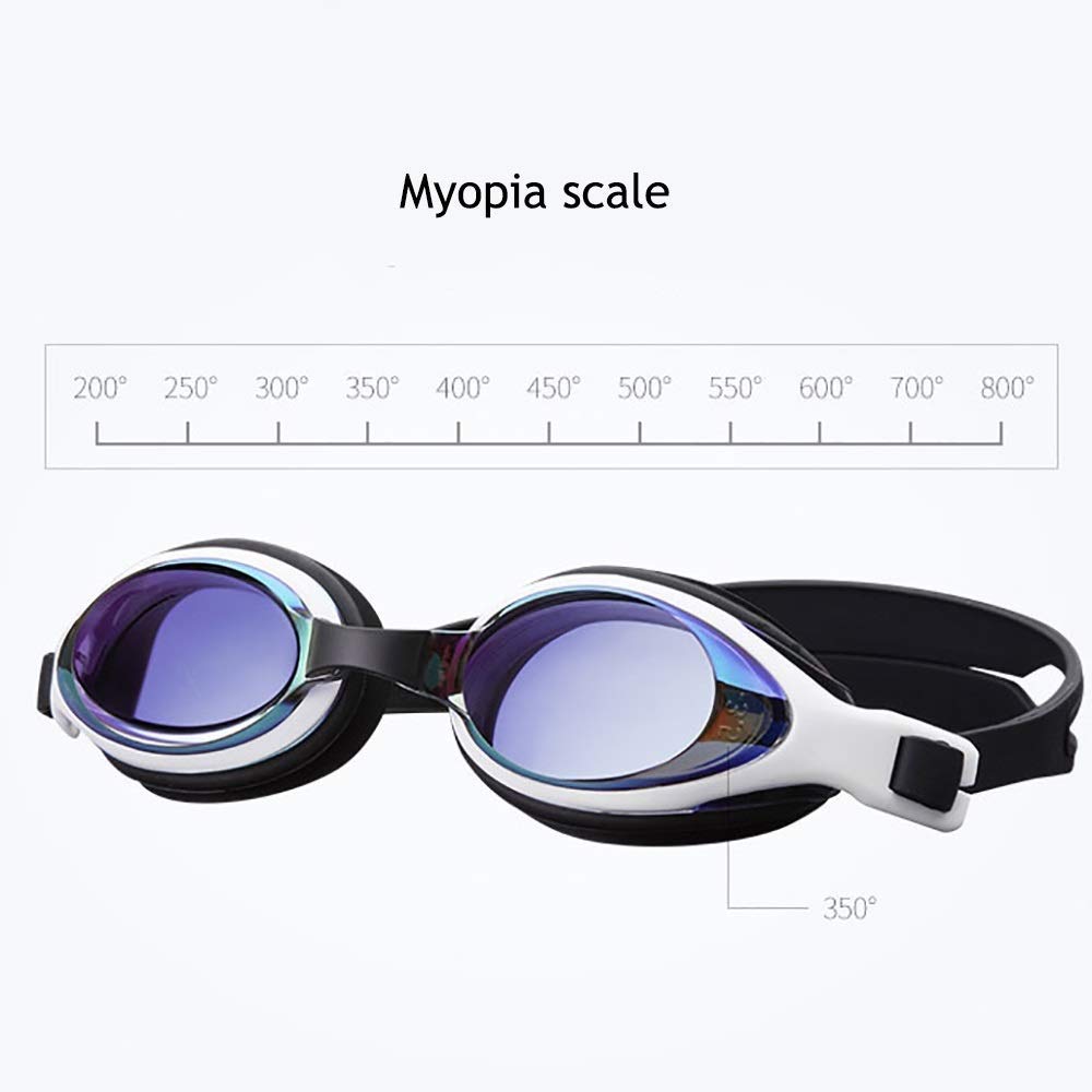 Wide View Swim Goggles Entrenamientos de natación - Agua interior - Línea exterior