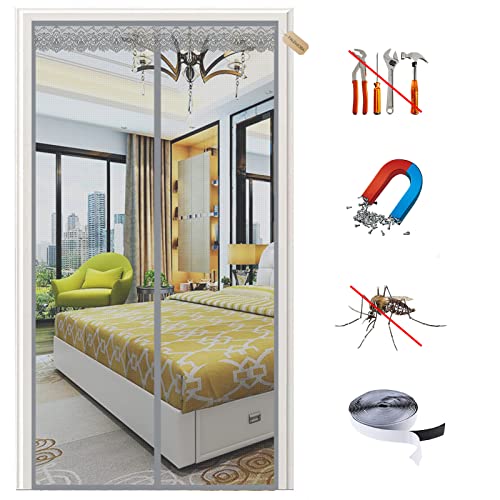 CXN[hA ֖Ԍ ŕ܂ lbghAJ[e peBIAQAhAɃtBbg- Gray|| 140x260cm(55x102inch)