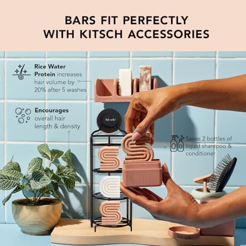 Kitsch Rice Water Shampoo Bar - Vegan, All Natural, For Hair Growth & Strengthening Weak/Damaged Hair thumb #1