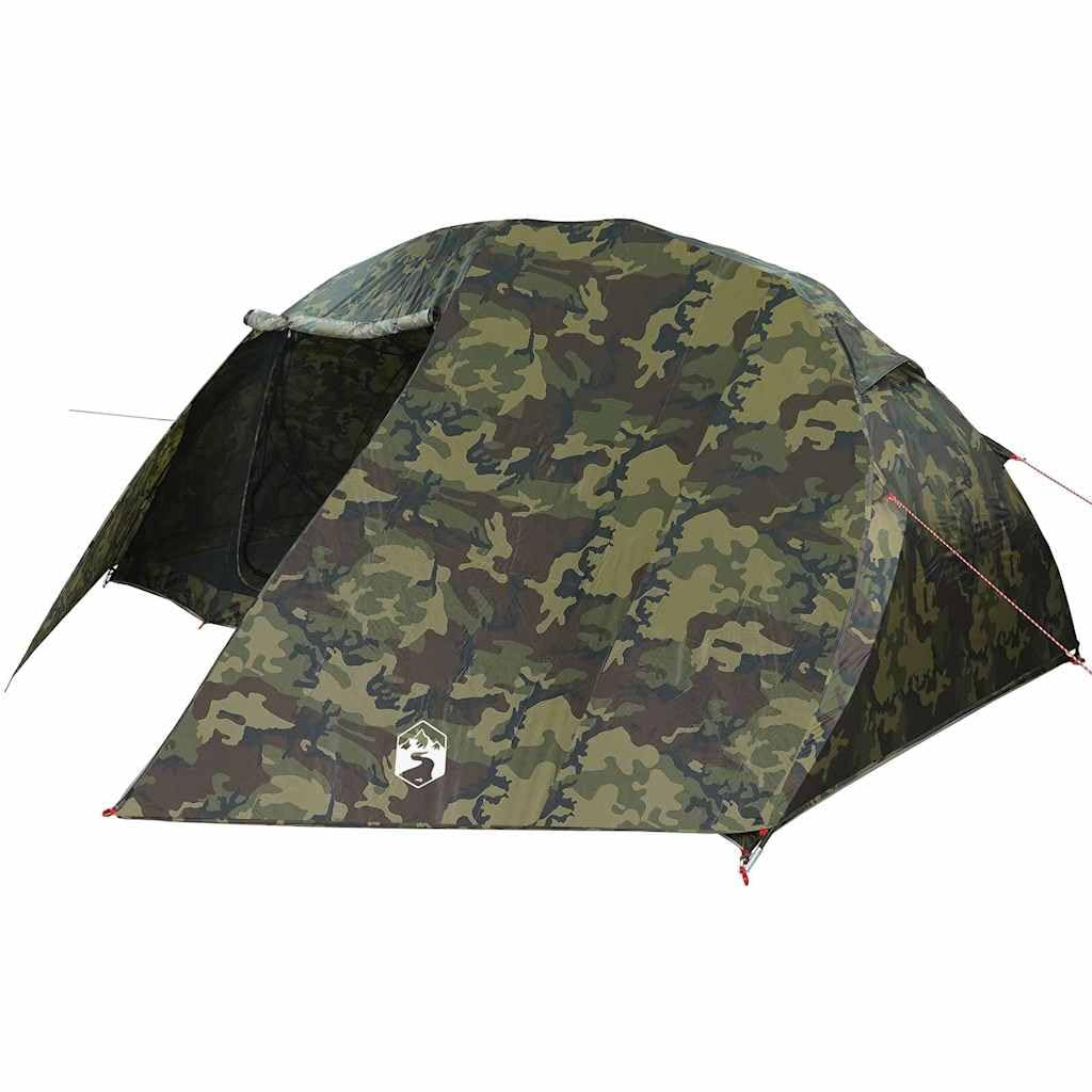 Tenda da Pesca 5 Persone Verde Oliva Impermeabile