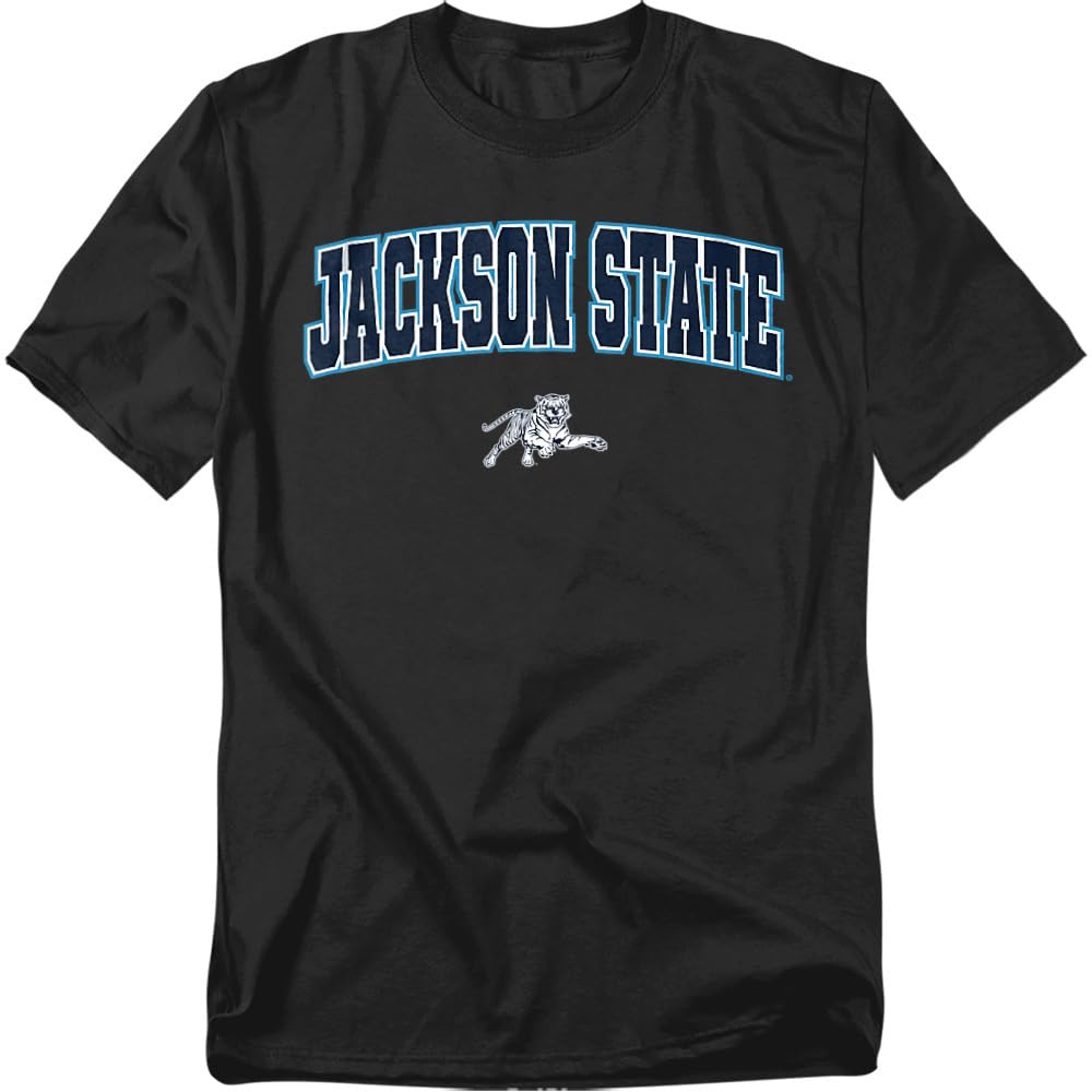 Official Collegiate Arch Logo Black Unisex Adult T Shirt Collection 3