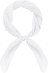 Mousseline écharpe Ruban Col écharpé carré mouchoir pour Halloween Hommes Femmes Garçons Filles Déguisement Écharpe Accessoires