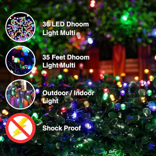 Serial Bulb Rice Light 35 Feet 36 Led String Serial Lights, Copper Wire LED Decorative String ...
