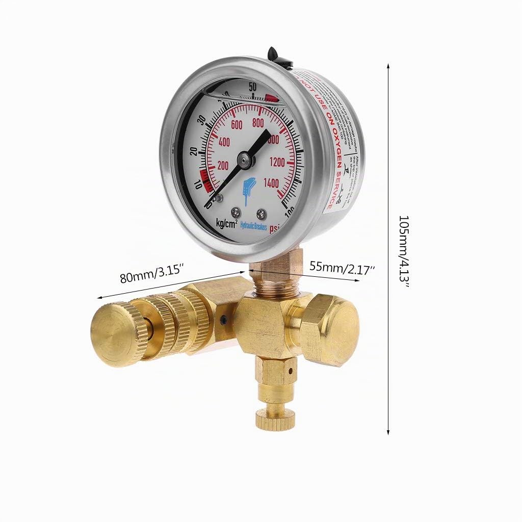 Stickstoff-Gas-Ladegerät für Soosan Furukawa Hydraulikhammer Hammer Manometer