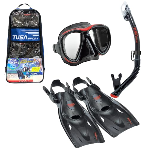 TUSA Sport Adult Powerview Mask, Dry Snorkel