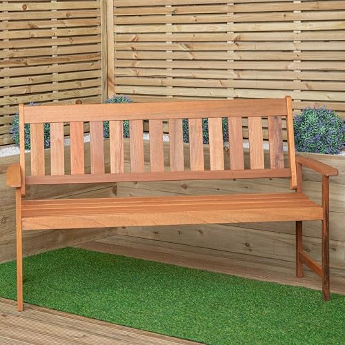 Image of Samuel ALEXANDER Cartmel 3 Seater Outdoor Wooden Garden Patio Bench