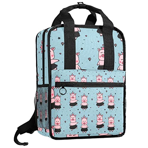 Sac à dos lapin pour garçons avec bretelles réglables bleu