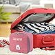 Erste Hilfe Tasche leer, Große Erste-Hilfe-Tasche Leere Erste-Hilfe-Aufbewahrungstasche mit Geschichteten Fächern und elastischen Netztaschen für Zuhause, Büro, Reisen, Camping, Wandern
