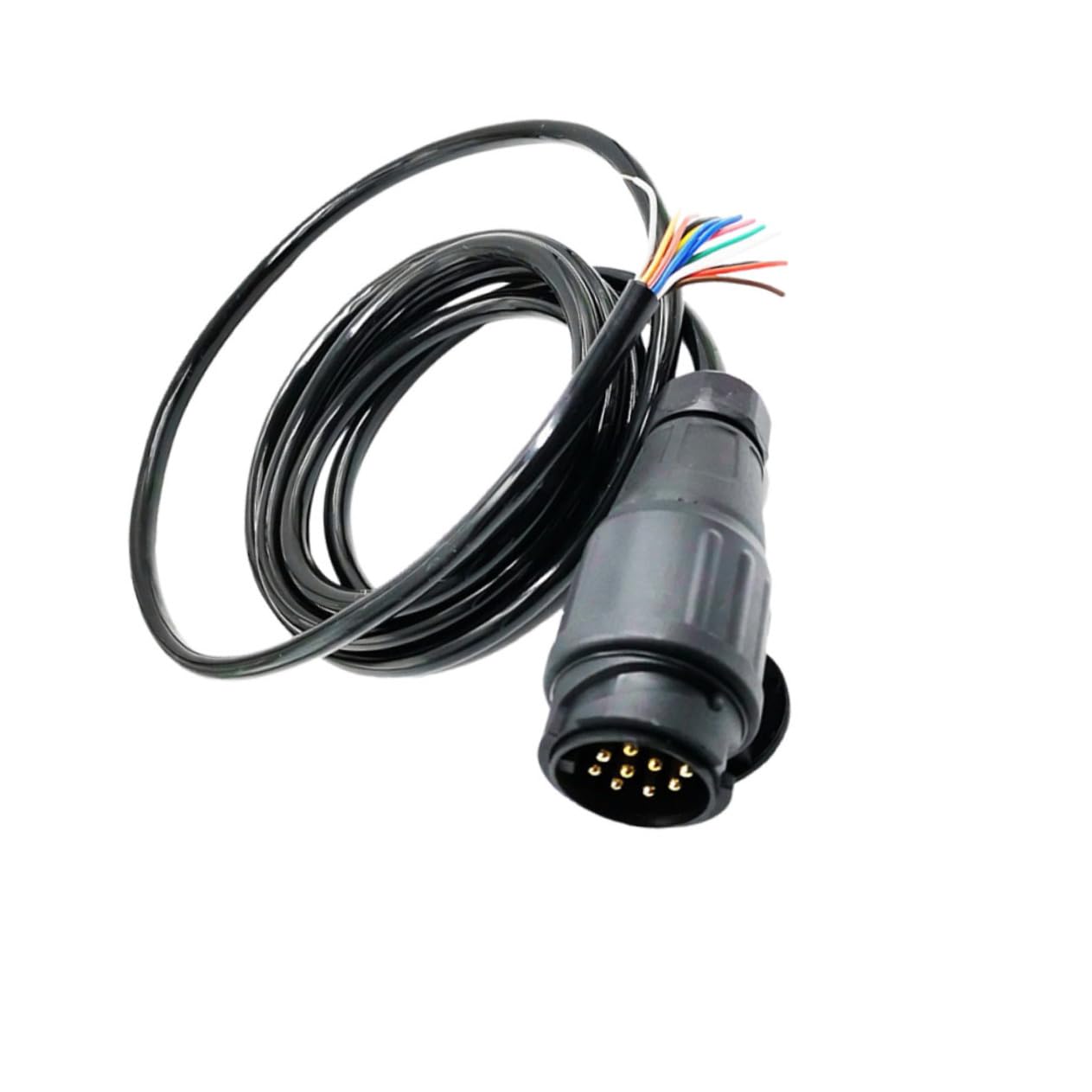 Vaguelly Convertidor Eléctrico Cable Conector Redondo para Remolques y Coches