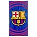 Produktbild Badetuch / Strandtuch, offizielles FC Barcelona (La Liga) mit Fußballwappen, 100 % Baumwolle, 70 x 140 cm