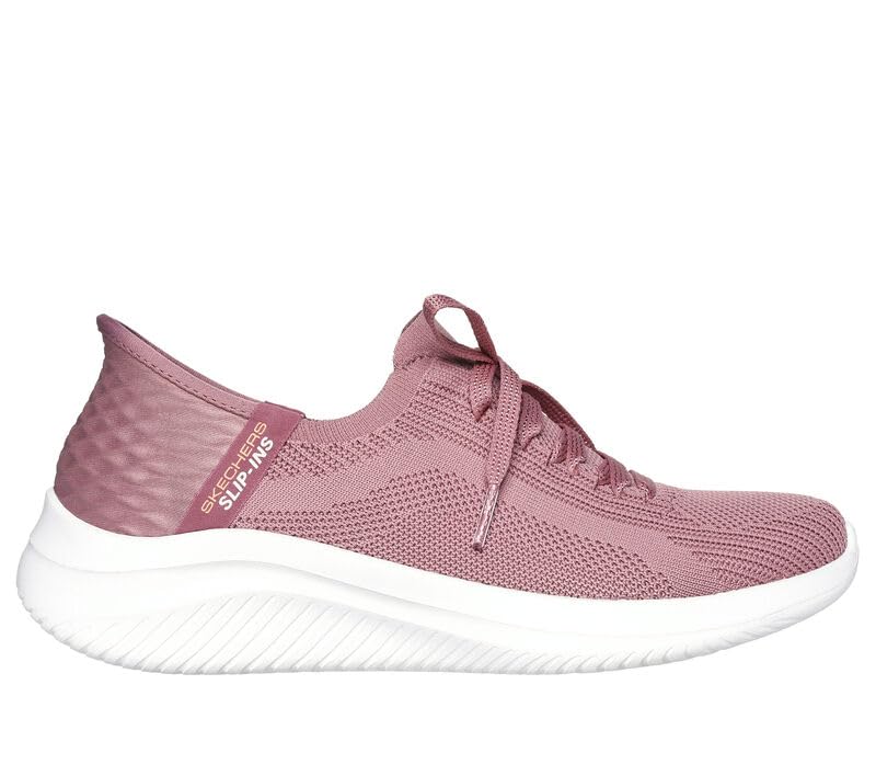 SKECHERS Women's Ultra Flex 3.0-Brilliant Path Hands Free Slip-INS Sneaker, MVE=Mauve, 12