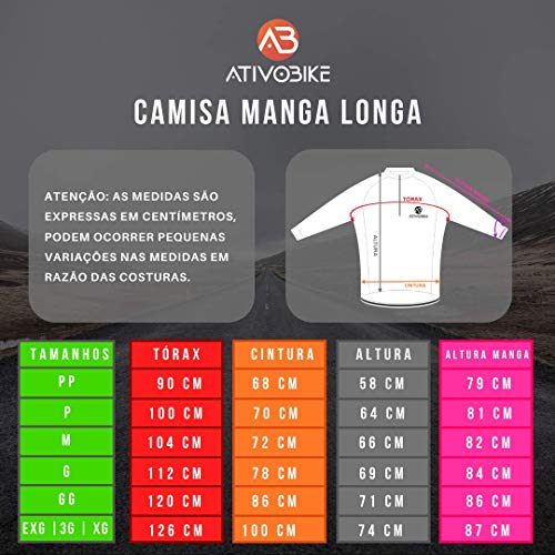 CAMISA CICLISMO SENNA MCLAREN (MANGA LONGA) Vermelho, EXG