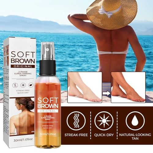 Spray Tan,Instant Tanning Spray for Sunbeds & Holiday,Tan Accelerator Spray,Natural Face Tan Spray,Body & Face,Tanning Lotion for Outdoor Tanning,Face Spray Tan,Tanning Mist for All Skin Tones-30ml - Image 5