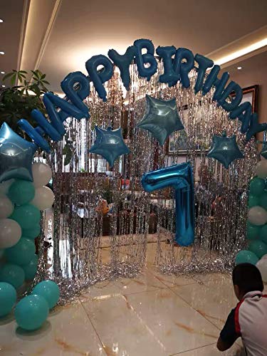 Tellpet Blue Number 7 Balloon, 40 Inch #TOP4