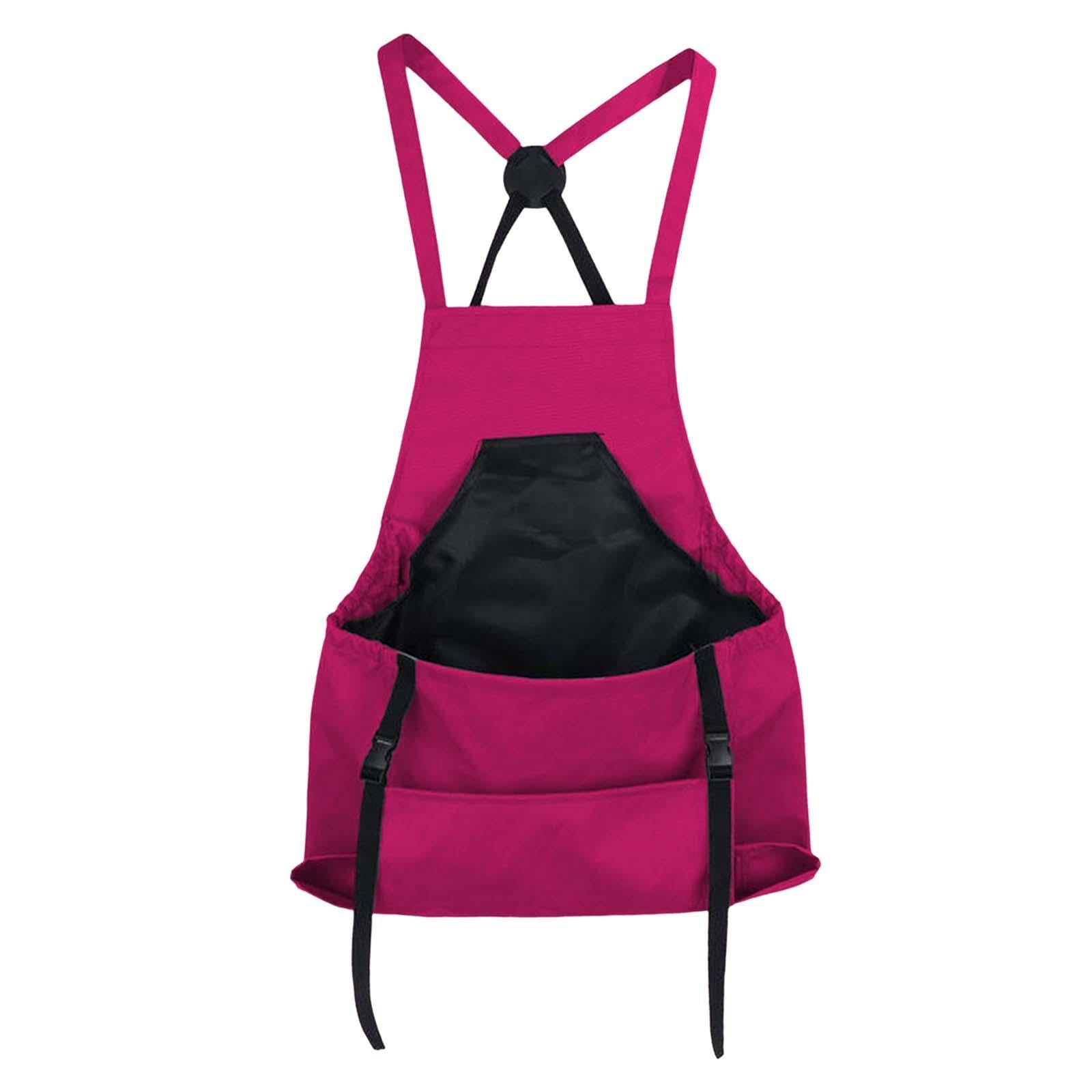 Enakshi® Harvest Apron with Large Pouch Garden Apron for Gardening Harvesting Weeding Pink Red|Home & Garden | Kitchen, Dining & Bar | Linens & Textiles | Aprons-image-36