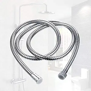 Edge Decor Multi Purpose Stainless Steel 1 Meter Flexible Shower Tube & Health Faucet Tube (Chrome Finish)