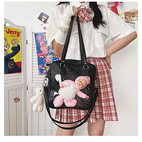 Floette Ita Bag Crossbody Bag Shoulder Purse Pin Display Bag Anime Bag DIY Cosplay Comic Con with Insert4