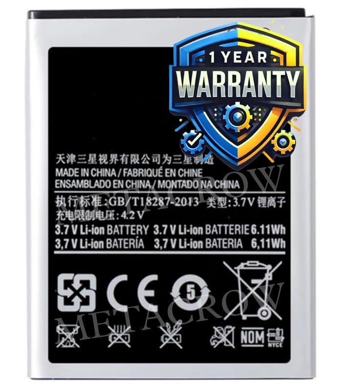 Image of Original EB-F1A2GBU Battery Compatible for Samsung Galaxy S2 - (1650mAh) - 1 Year Warranty BC46