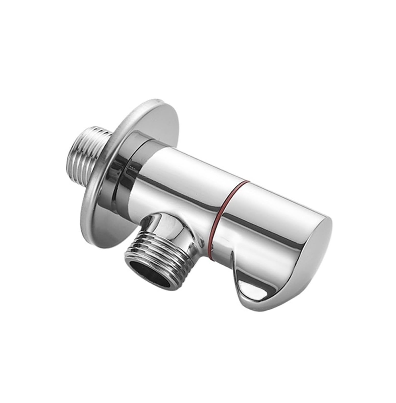tap Angle Valve, Copper Thickened Angle Valve Ccold Water Heater TToilet Universal Inlet 1/2 Toilet Switch Faucet(Hot Water)(Hot Water)