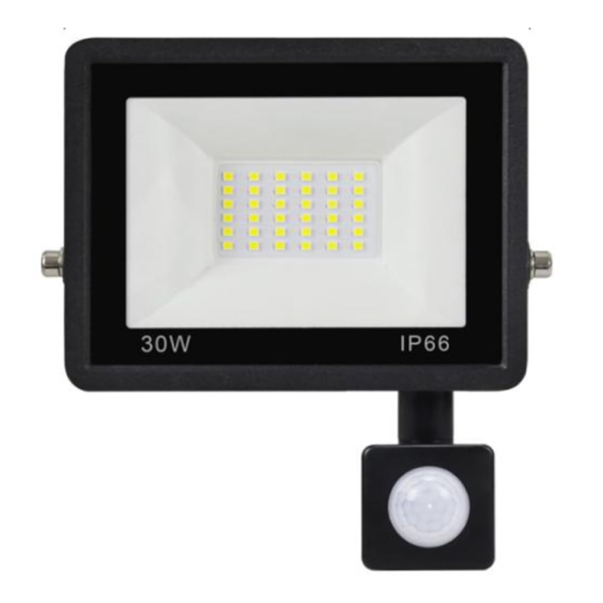 Capteur de mouvement avec projecteur extérieur 30W étanche pour éclairage jardin et escalier