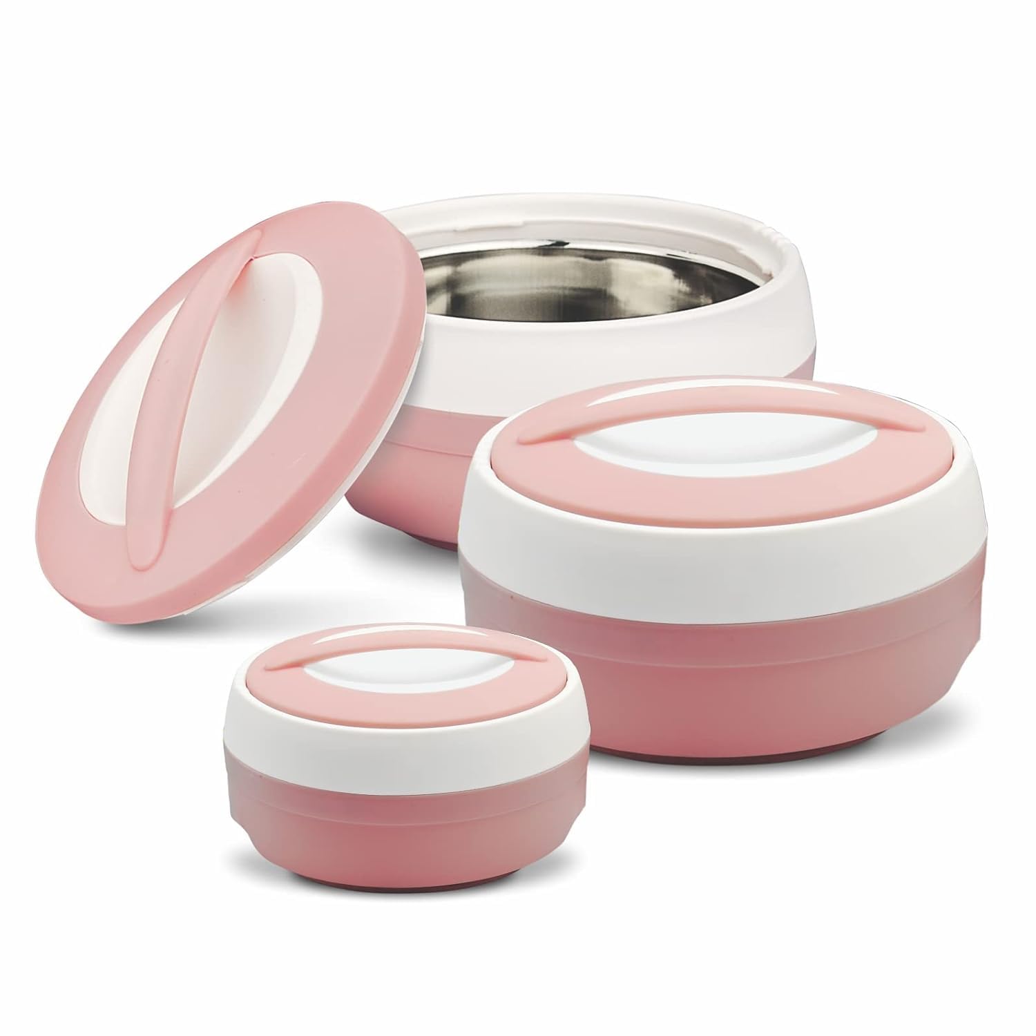 Cocottes intérieures en plastique et acier inoxydable 1500ml