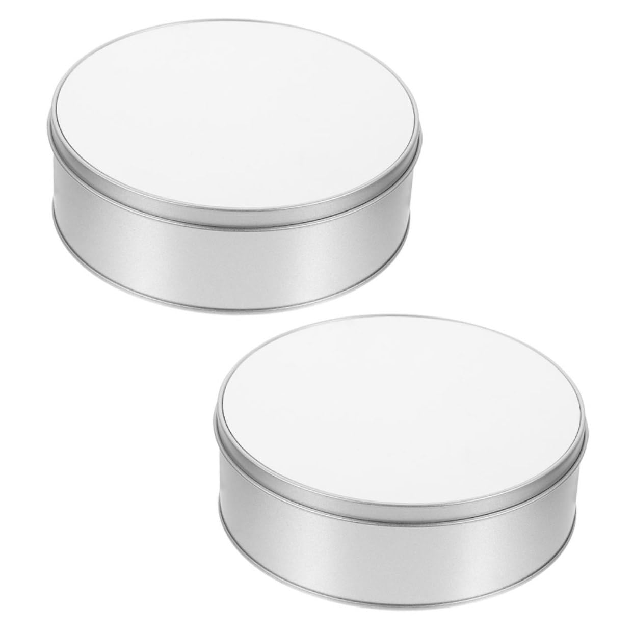 TOVINANNA 1 Set Candy Box Empty Tins Loose Tea Tins Blank Containers Candy Storage Tins Penil Case Storage Case Metal Containers Candy Packaging Cases Sublimation Blanks Metal Can Iron