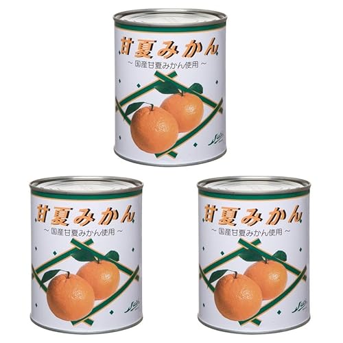 ストー缶詰 甘夏みかんホール 2号缶×3缶 常温(まとめ買い) (Vandroロゴ付包装・INDEXBOX)