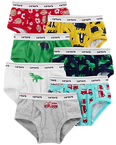 Conjunto 7 Cueca Infantil Carters Original Pack com 7 (2-3 anos)