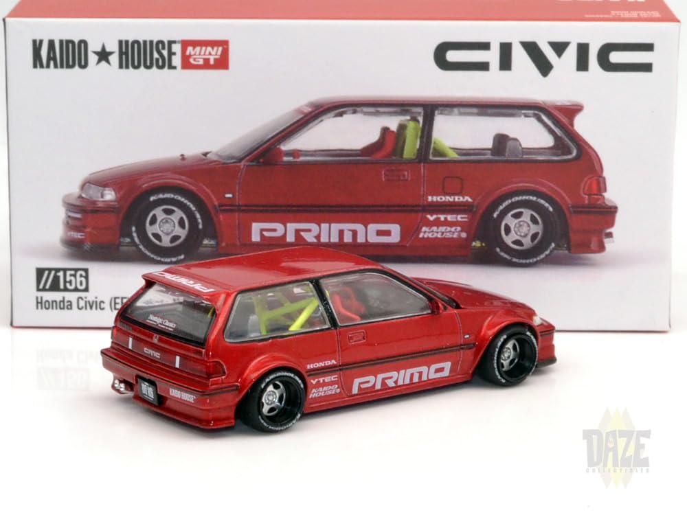 Amazon | MINI GT 1:64 スケール KAIDO HOUSE - CIVIC (EF) KAIDO