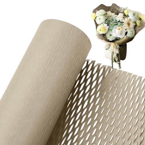 Hojas de papel de burbujas | Papel de envío reciclable - Rollo protector de envoltura de suministros de mudanza, papel de envoltura de flores para correo y almacenamiento