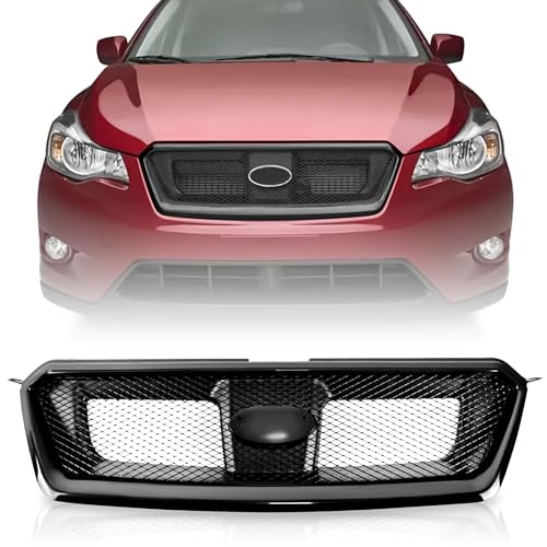 Sport Grille - 2020 Subaru Forester 5 PartsFlow Front Sport Style Mesh Black Grille For 2012 2013 2014 2015 2016 Subaru Impreza J1010FJ000