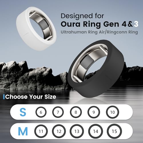 sylacor 8 Pack Ring Cover Compatible with Oura Ring Gen 4/4 Ceramic/Gen 3 - image 2