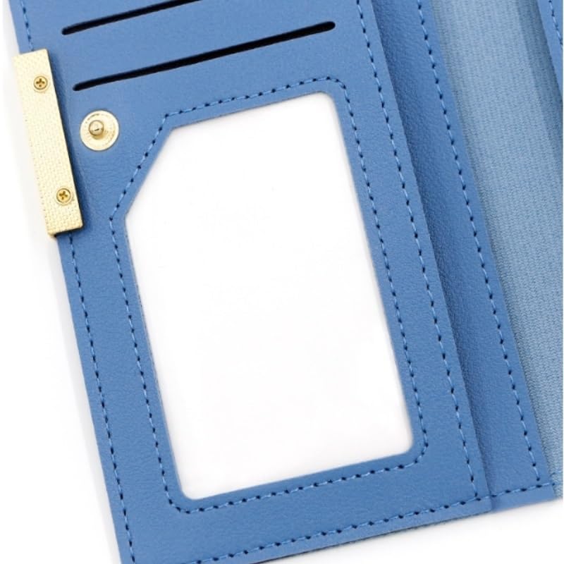 PU Wallets Multi Slot Zipper Bags Women's Wallets Clutch Bags(D)4