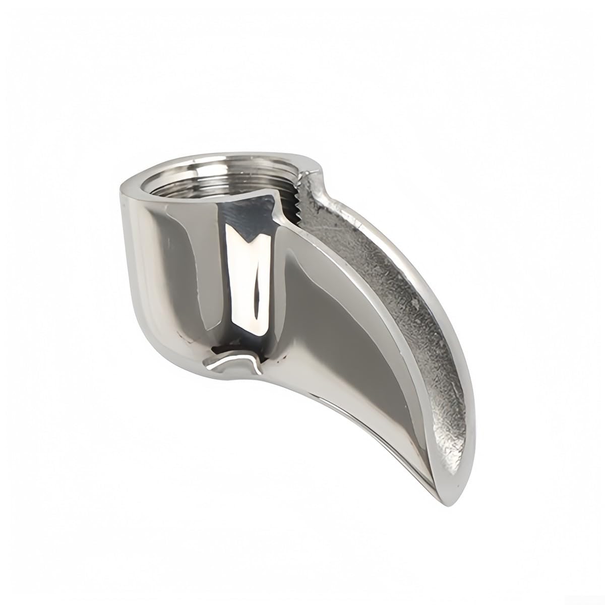 Stainless Steel Espresso Portafilter Spout Single Double Replacement For Coffee Machine 58MM 51MM(Single)