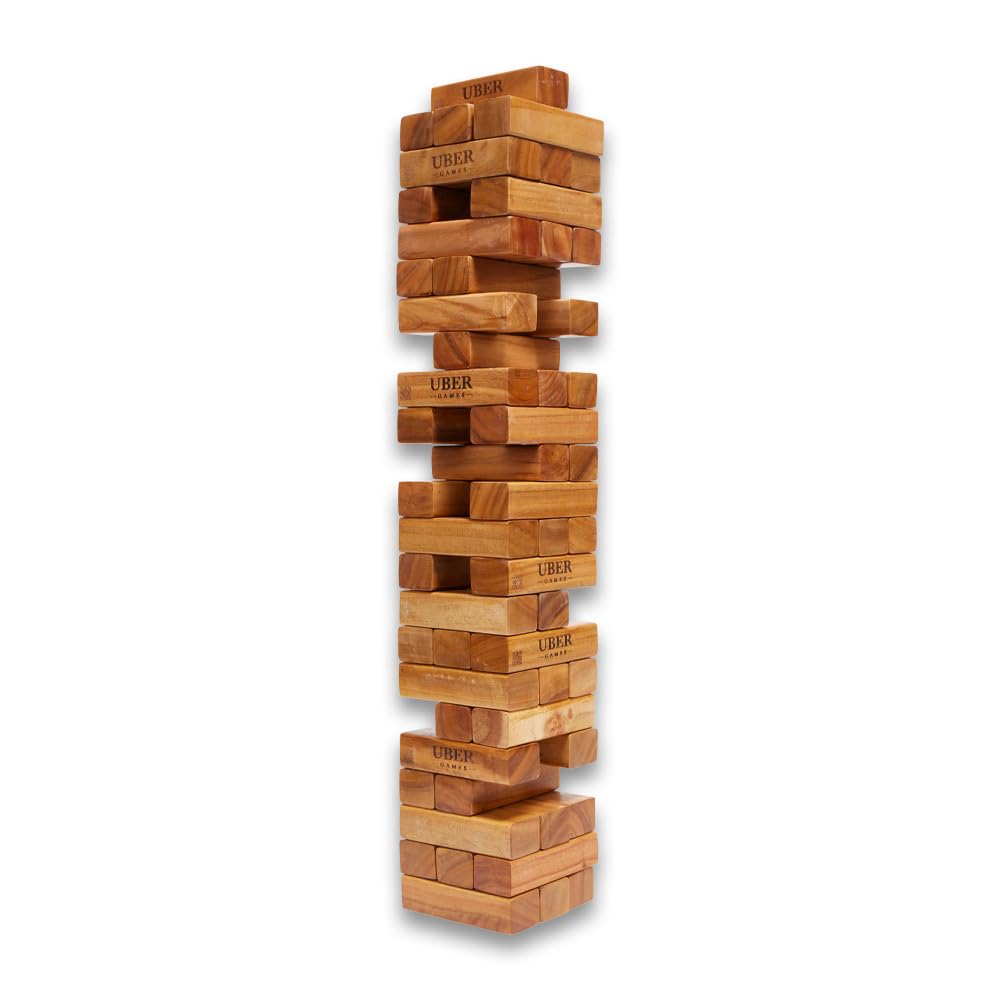 Uber Spiele - Tumble Tower - lakierowane drewno twarde - midi
