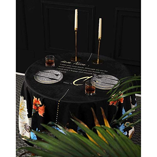 Nappe de table rectangle 140x200 cm en velours imperméable - 6