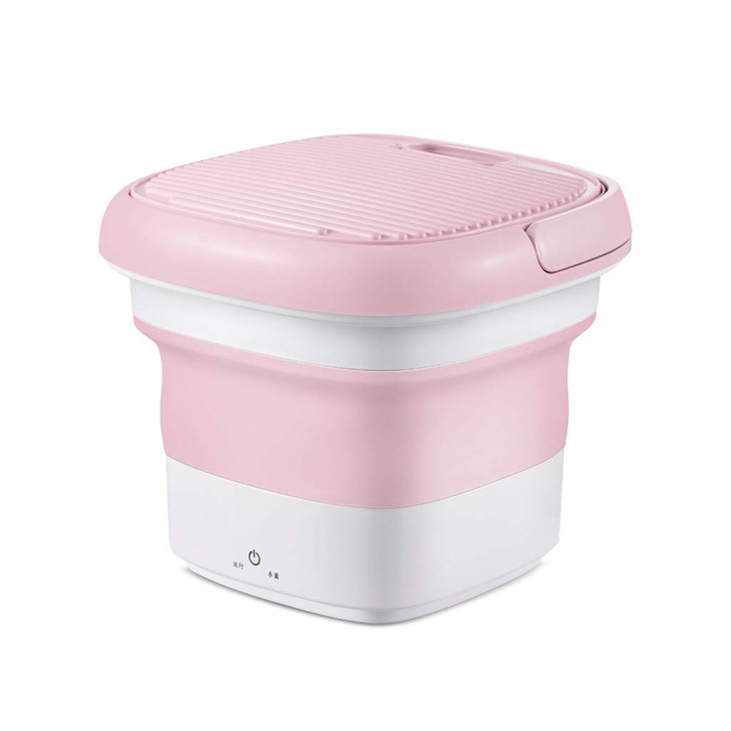 Mini Portable Folding Washing Machine, Small Laundry Washer Clothe Bucket for Washing Underwear, Soc