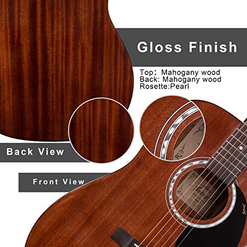 Image of JUAREZ Arpeggio Guitar JRA41MAH, mahogany