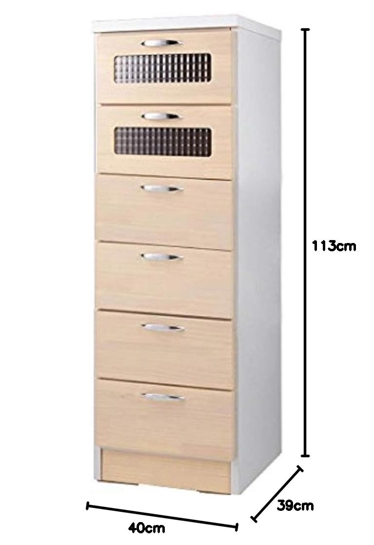 Amazon|幅40cmスリムチェスト6段 ホワイト 白色 日本製 完成品 Amazon|幅40cmスリムチェスト6段 ホワイト 白色 日本製 完成品