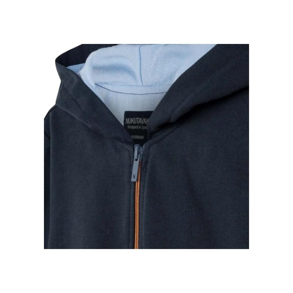 Sudadera Niño Niño Niño Nukutavake 6445 – Chaqueta con capucha, cremallera frontal, manga larga, estampado retro, look casual y deportivo – Tallas 10-16 años