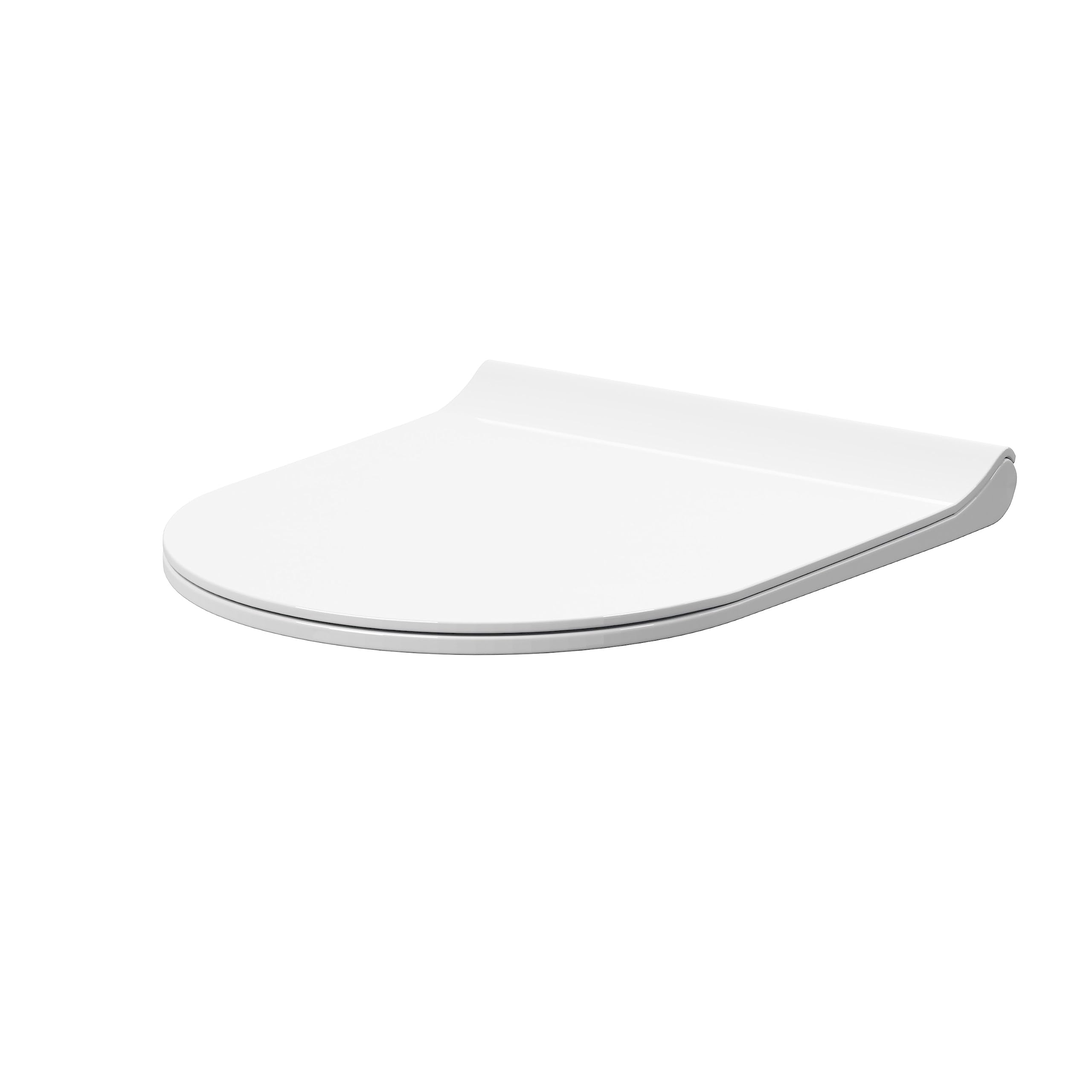 Nuie White Round Sandwich Soft Close Toilet Seat | | Uf | 354Mm X 18Mm X 422Mm