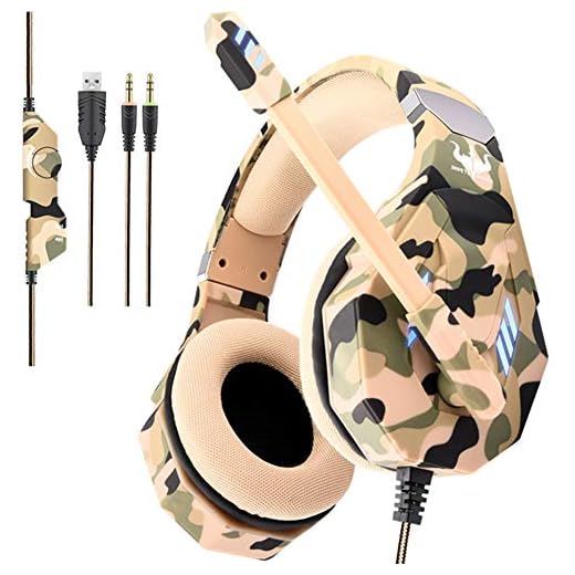 ENVEL Auriculares con Micrófono para PS4 Auriculare Gaming [ Micrófono Ajustable ] Estéreo y Control de Volumen y Diadema Cerrados con PS4 Xbox One PC Laptop Móvil Pad