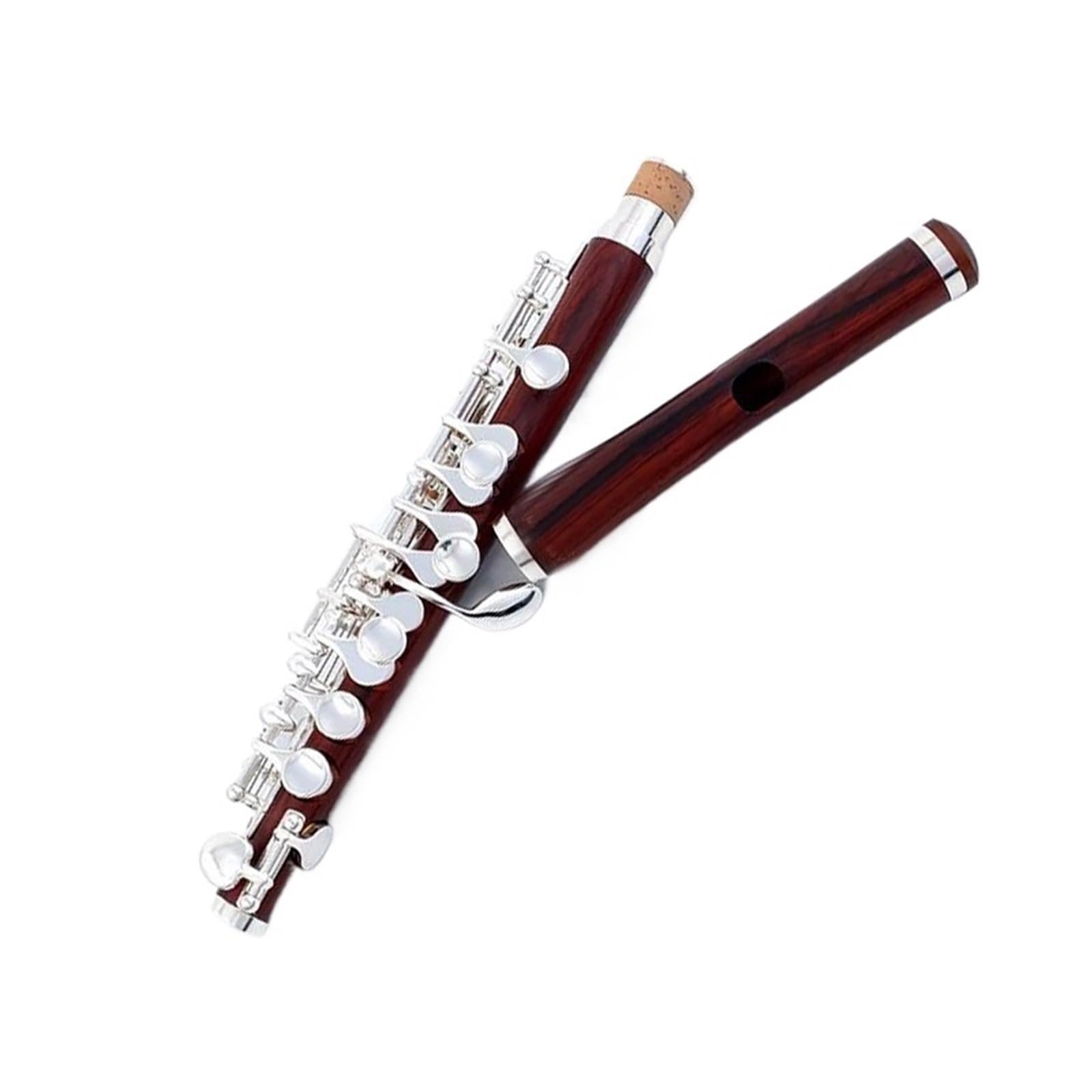 Klawisz Ebony Piccolo C platerowany miedzioniklowym srebrem profesjonal Flet