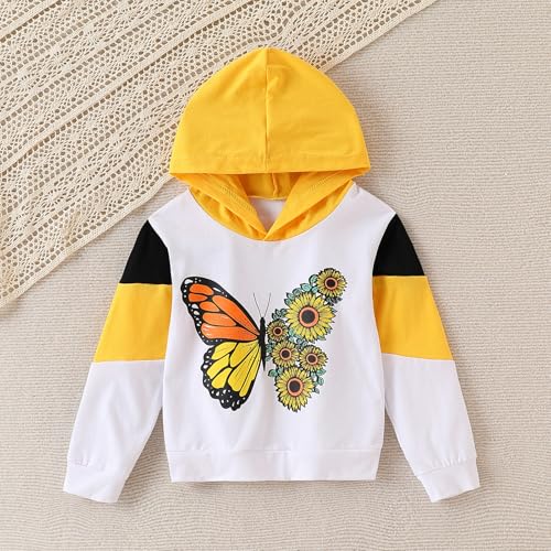 Image of Axumity Toddler Baby Girls Clothes Long-sleeve Tie Dye Hoodie Sweatshirt Pants Hooded Outfit Set