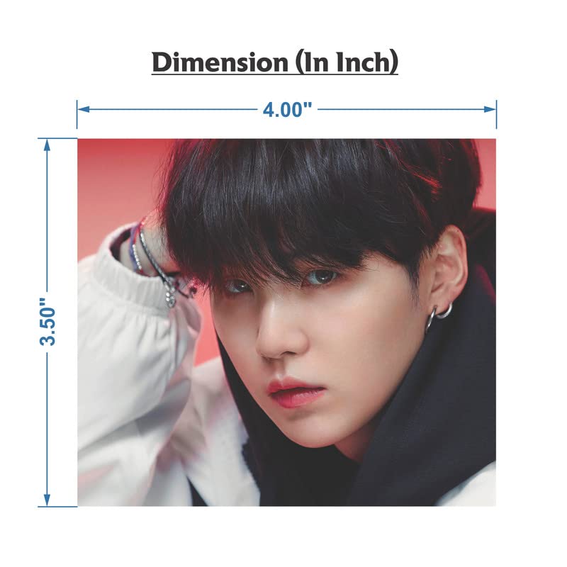 Image of Clickedin -KPop BTS Photocard, 20 Pieces Korean Pop Lomo Photocard Set, HD Quality BTS All Member Photos and Logo