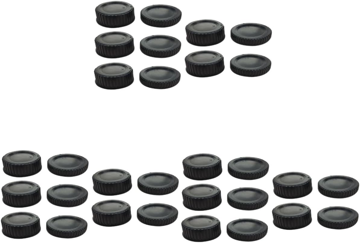 15sets Rear Lens Cover and Camera Body Cap Compatible with Nikon Cameras Black for Lens Mechanism for Storage