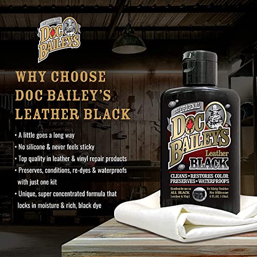Doc Baileys Black Leather Redye Kit