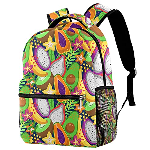 Sac à dos durable et ultra léger à motif tournesol, cartable d'école mixte coloré