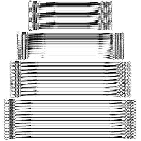 Iyowei 100 PCS Stainless Steel Fishing Leaders Cover