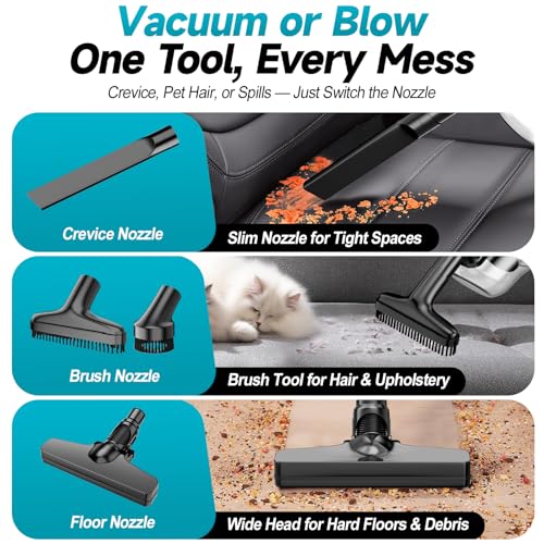 Image of Cordless Handheld Vacuum Cleaner Compatible with Makita 18V Battery